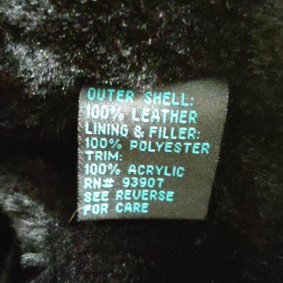 Pacific Rose 100% Leather Coat - Picture 5 of 5